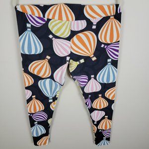 LuLaRoe Buttery Soft Hot Air Balloon Leggings - Tall & Curvy